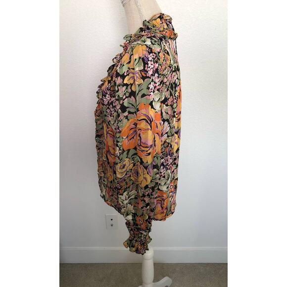 Elliatt Gokita Floral Ruffle Blouse - S - Picture 4 of 7